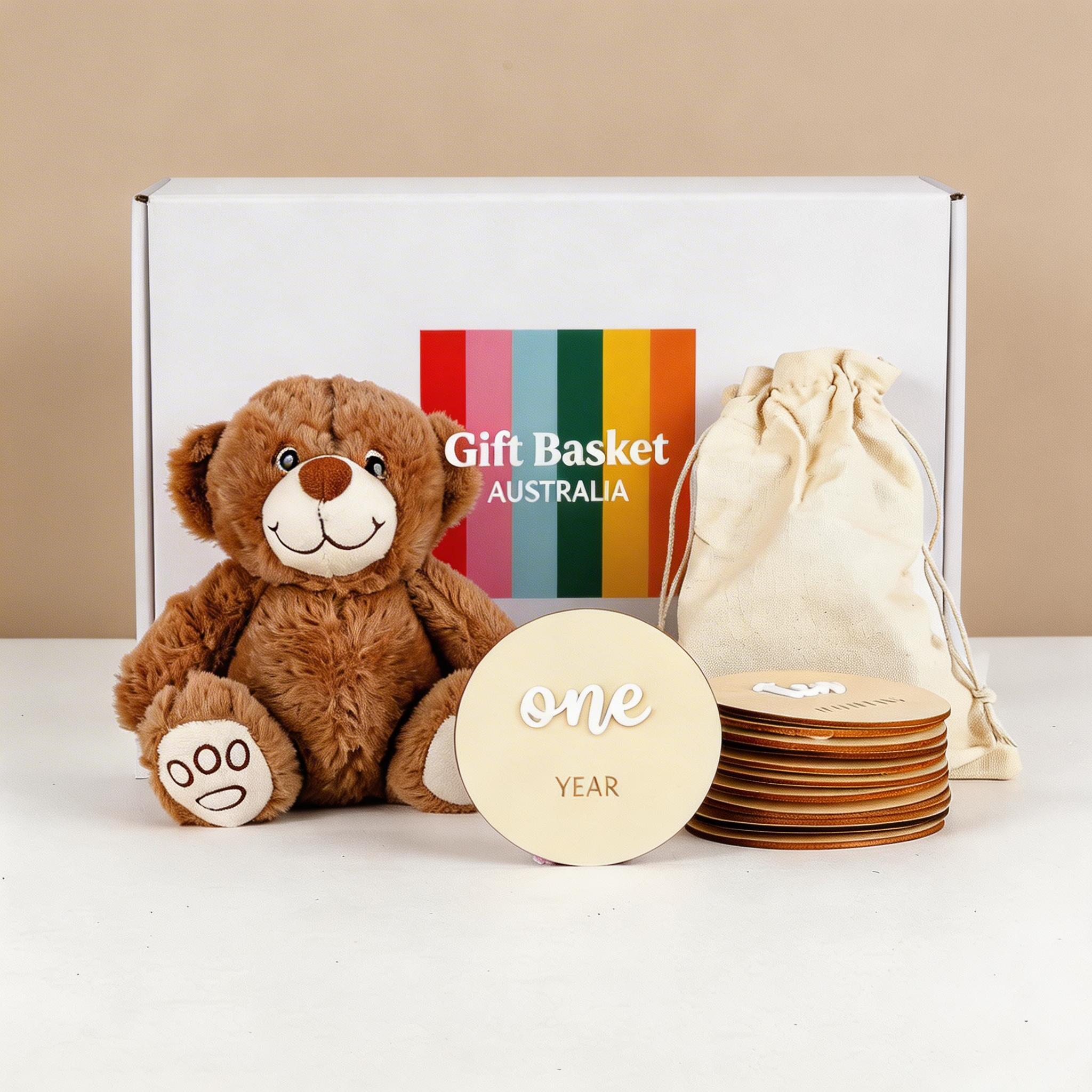 My First Teddy – Gift Basket