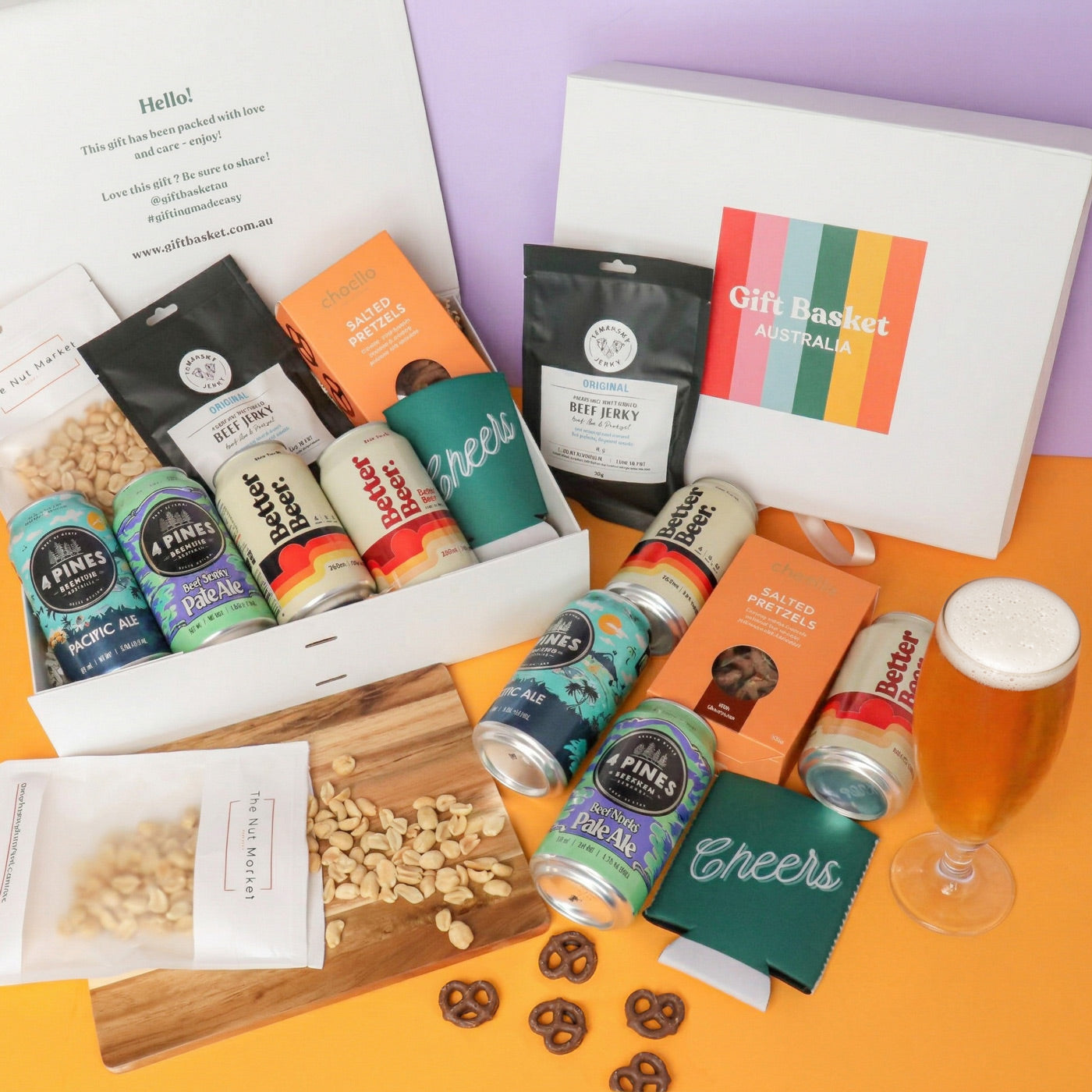 craft beer hamper by gift baskets