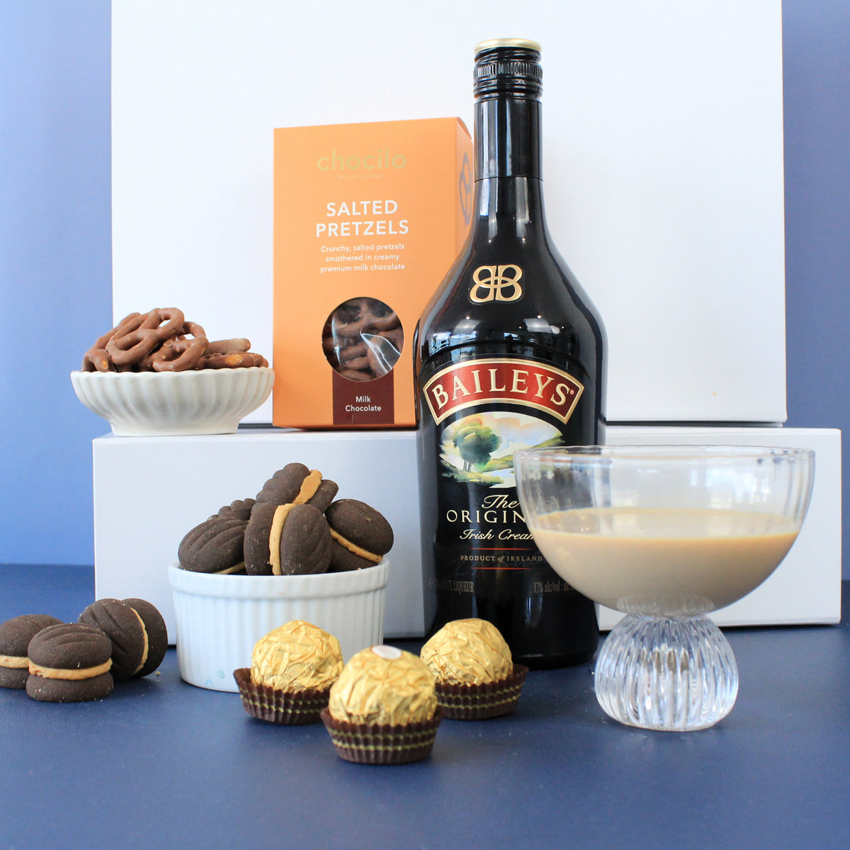 Luxury Baileys Irish Cream gourmet basket delivered Adelaide