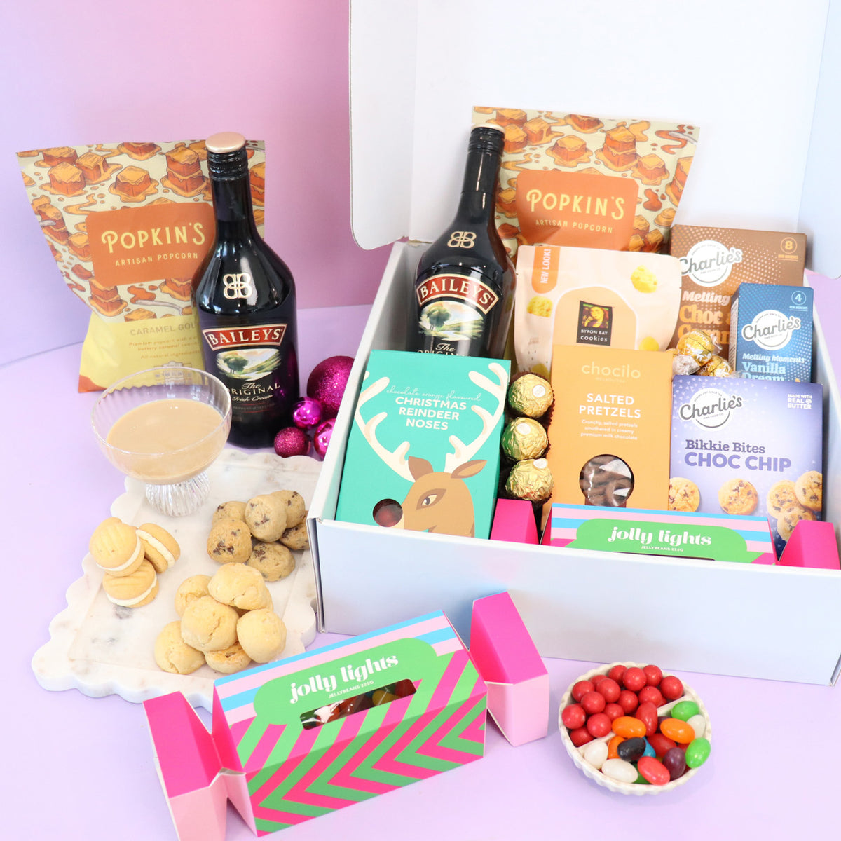 Large Christmas Baileys gift basket delivered Sydney