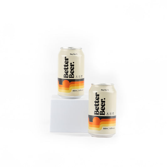Better Beer Zero Carb Lager Can 355ml x 2
