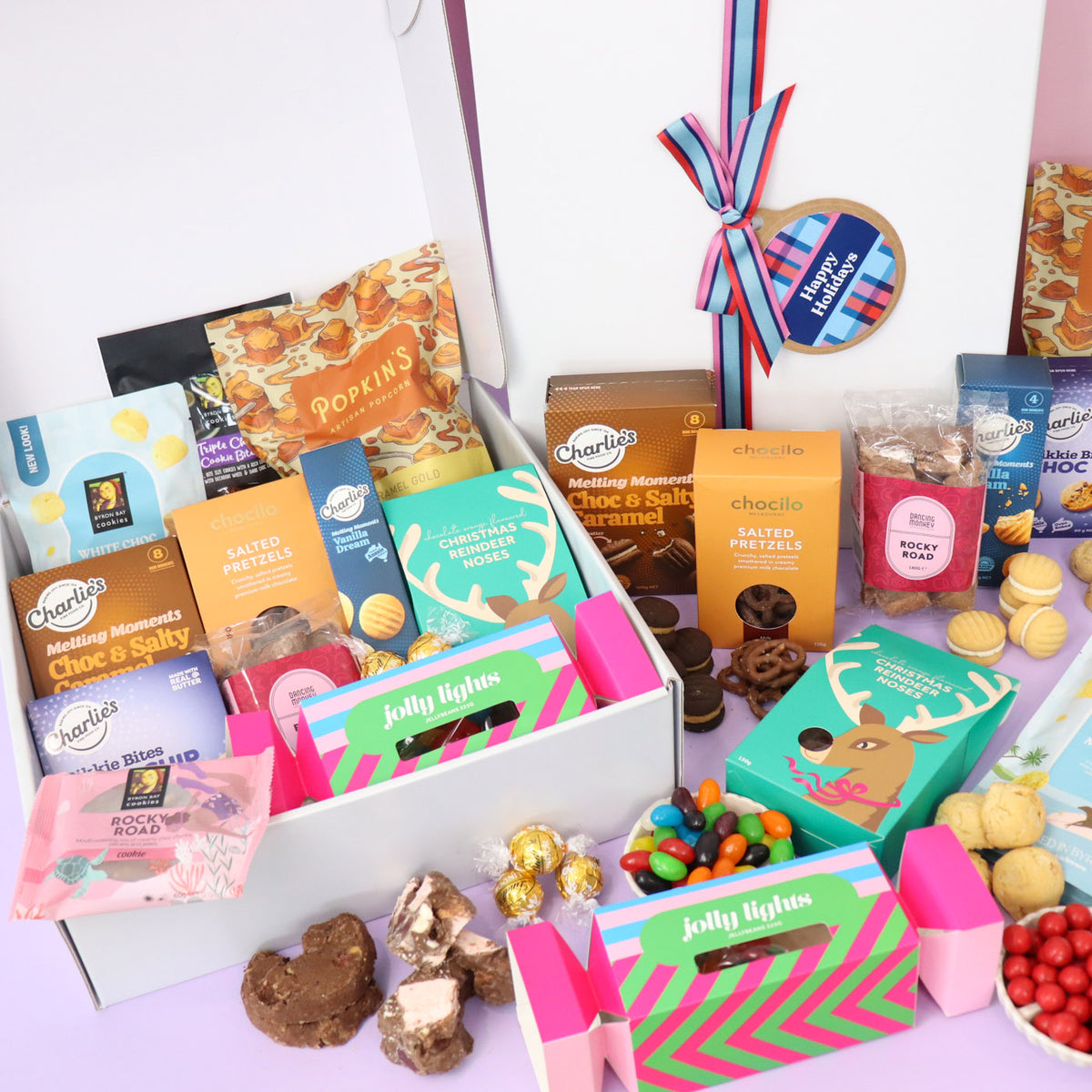 Luxury Christmas chocolate gourmet basket delivered Adelaide