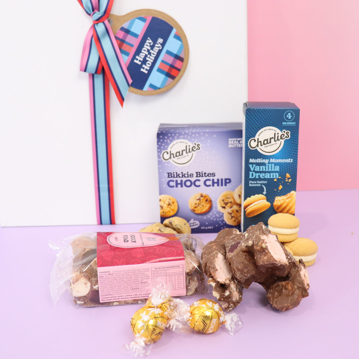 Christmas chocolate gift hamper delivered Perth