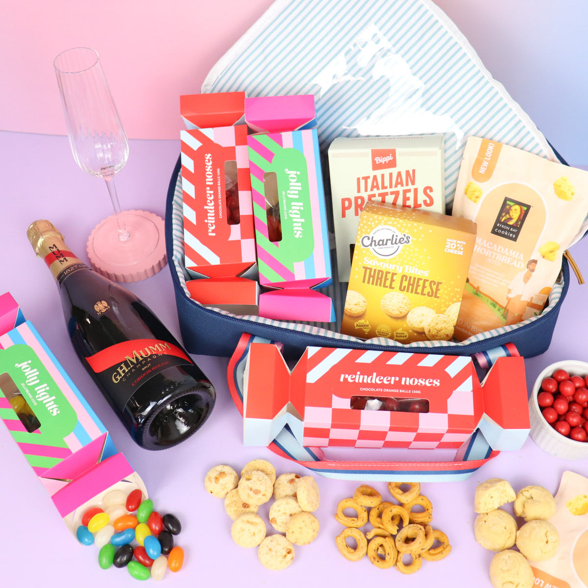 Champagne cooler bag hamper same day delivery Brisbane
