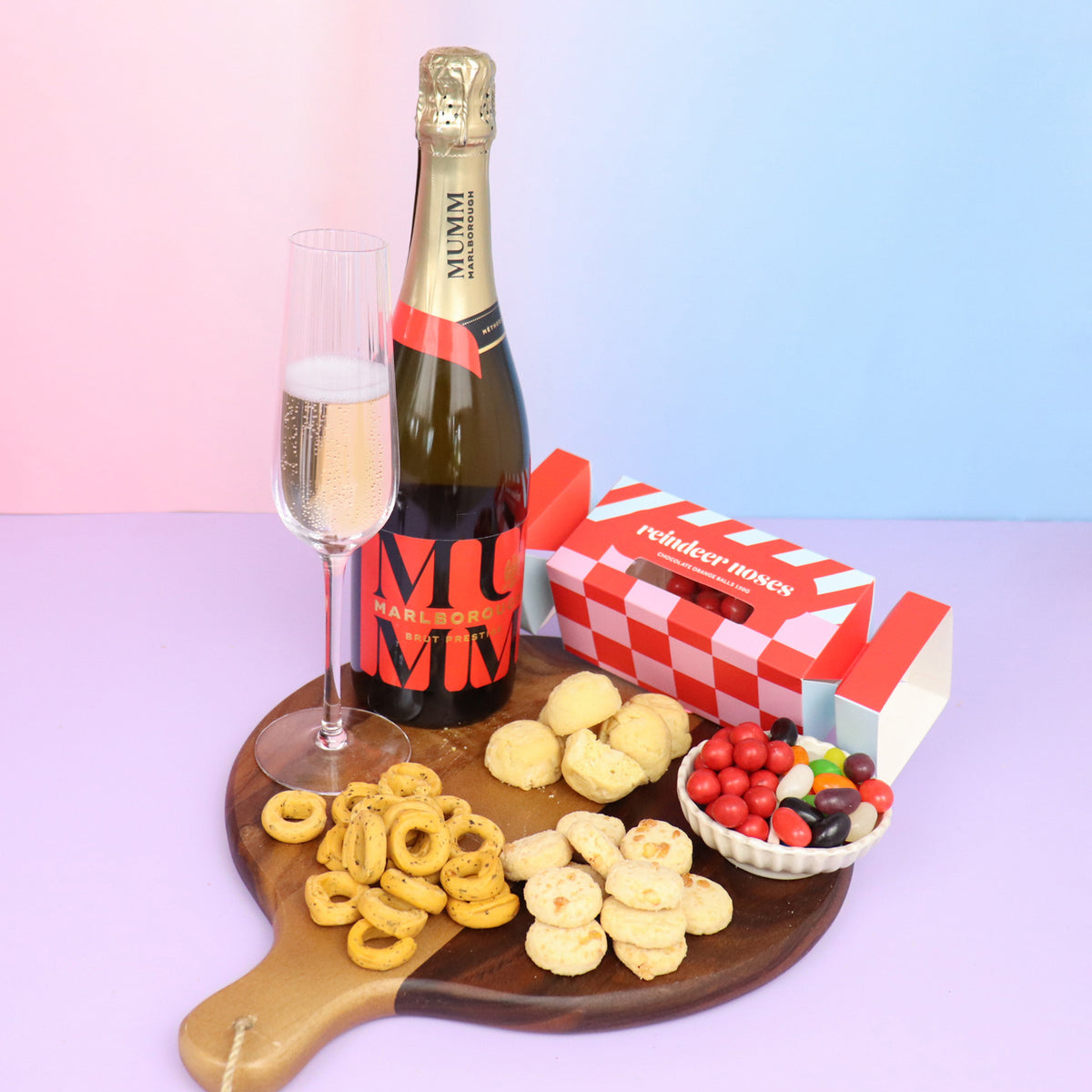 Sparkling wine cooler bag food hamper delivered Melbourne