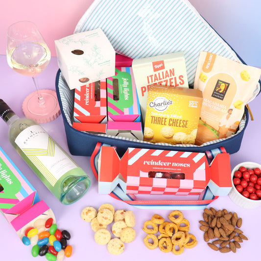 Cooler Bag Hamper with White Wine