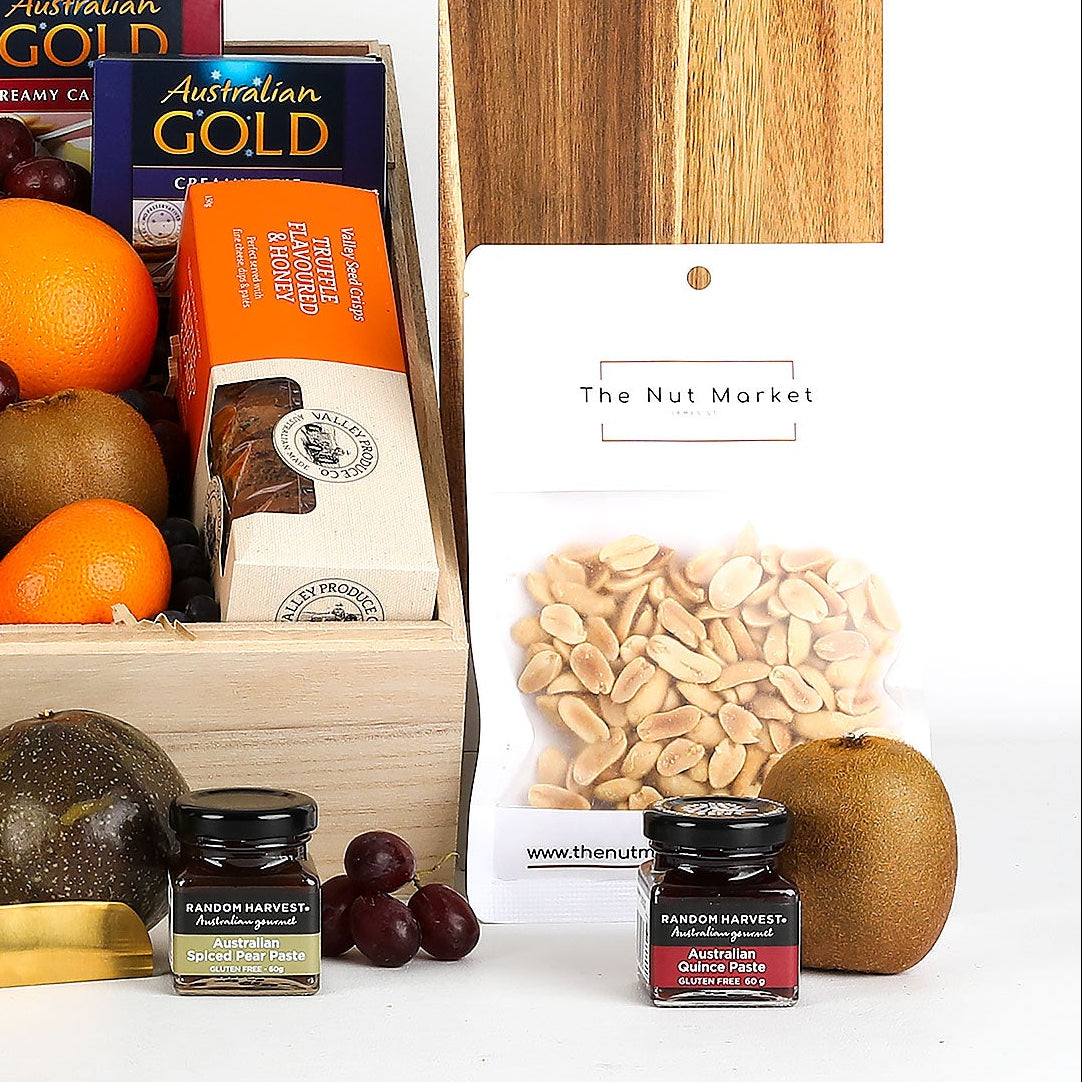 Fruit Basket & Red Wine