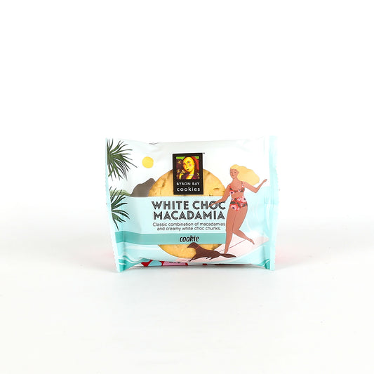 Byron Bay White Choc Chunk & Macadamia Cookie 60g