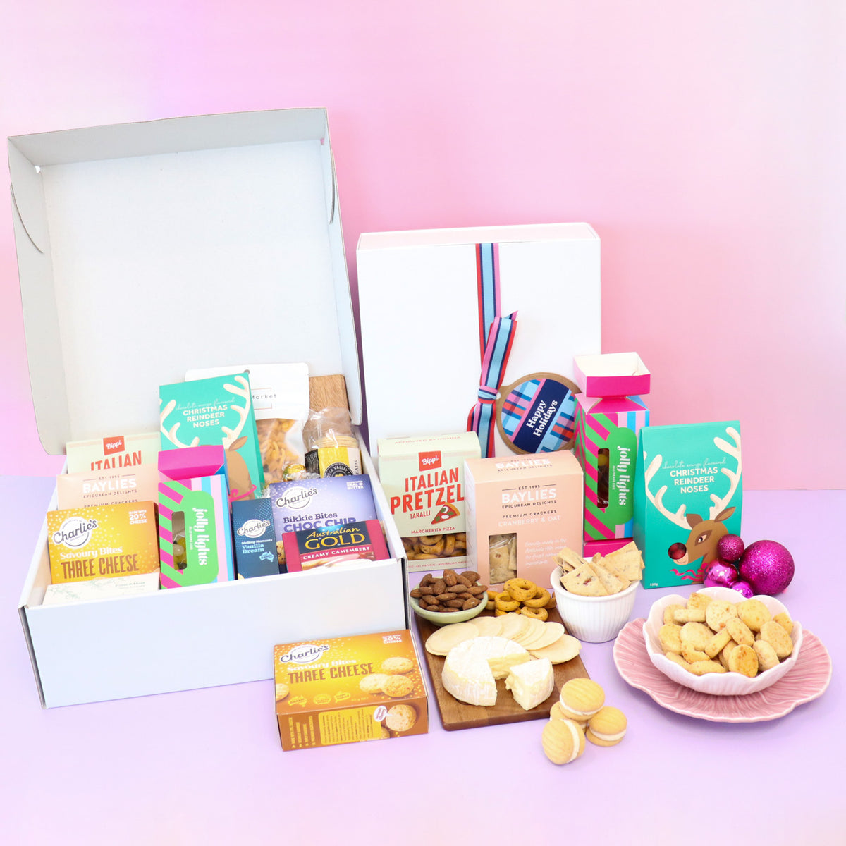 Large Christmas cheese hamper same day delivery Brisbane