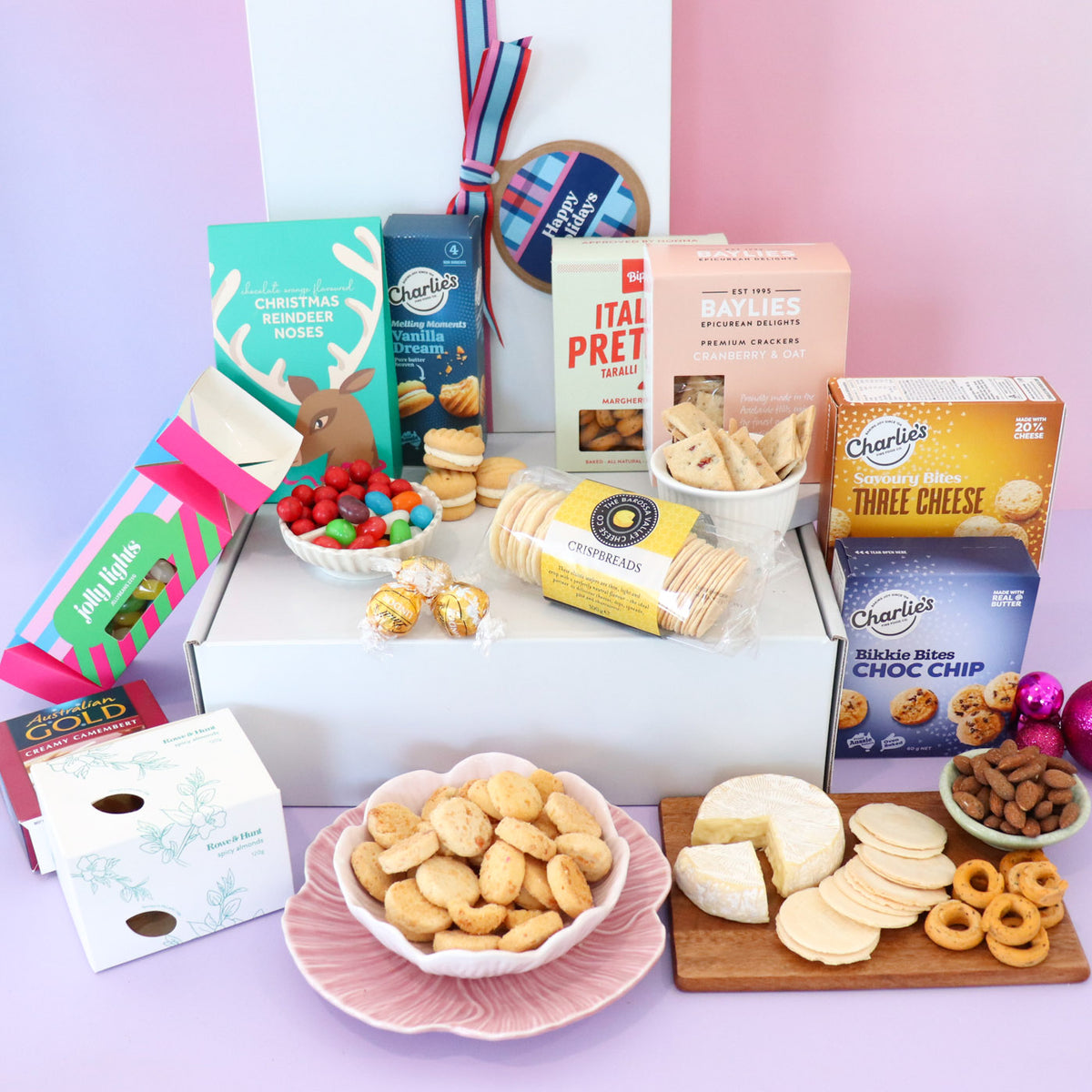 Large Christmas Cheese Hamper
