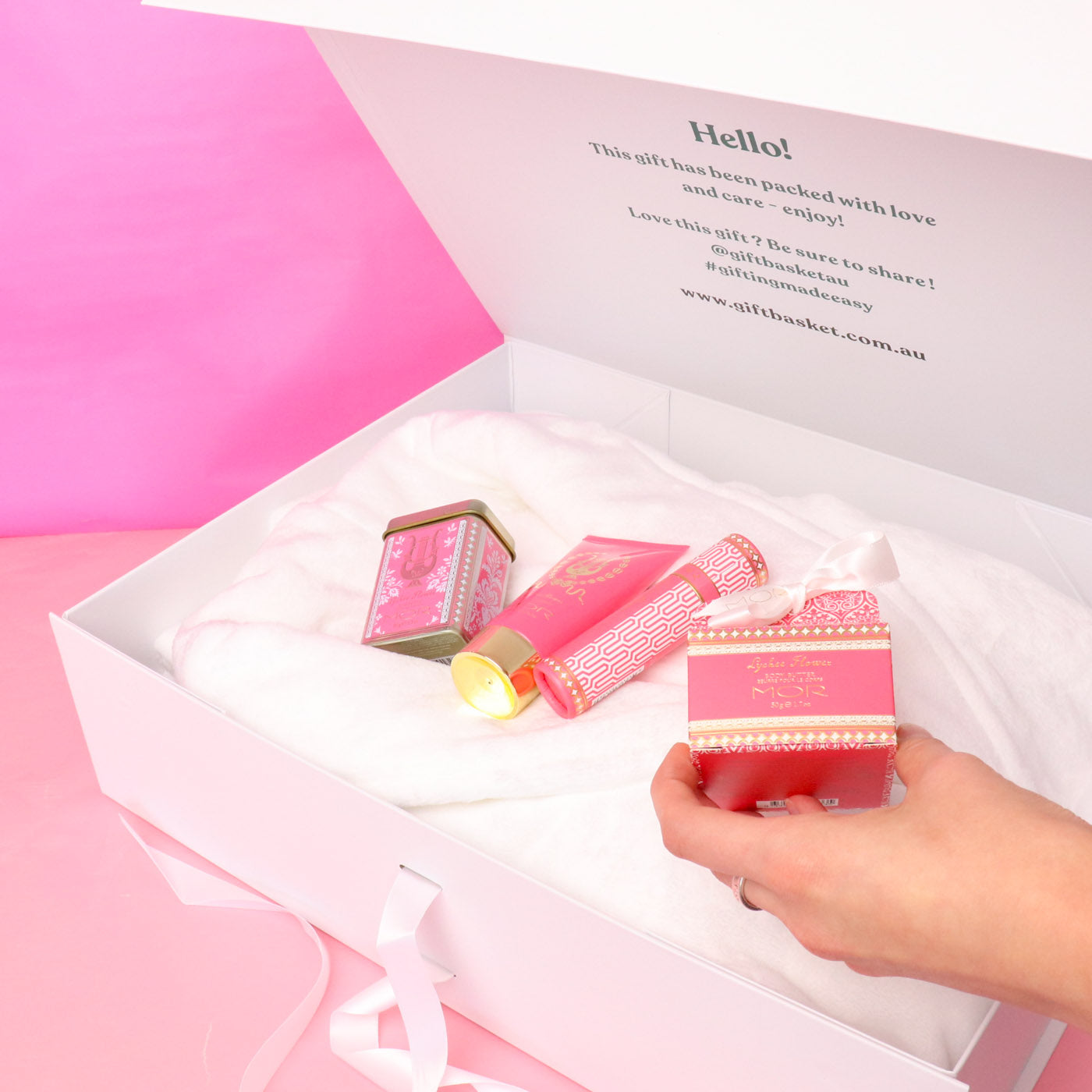 MOR Lychee Flower Minis & Bathrobe Gift