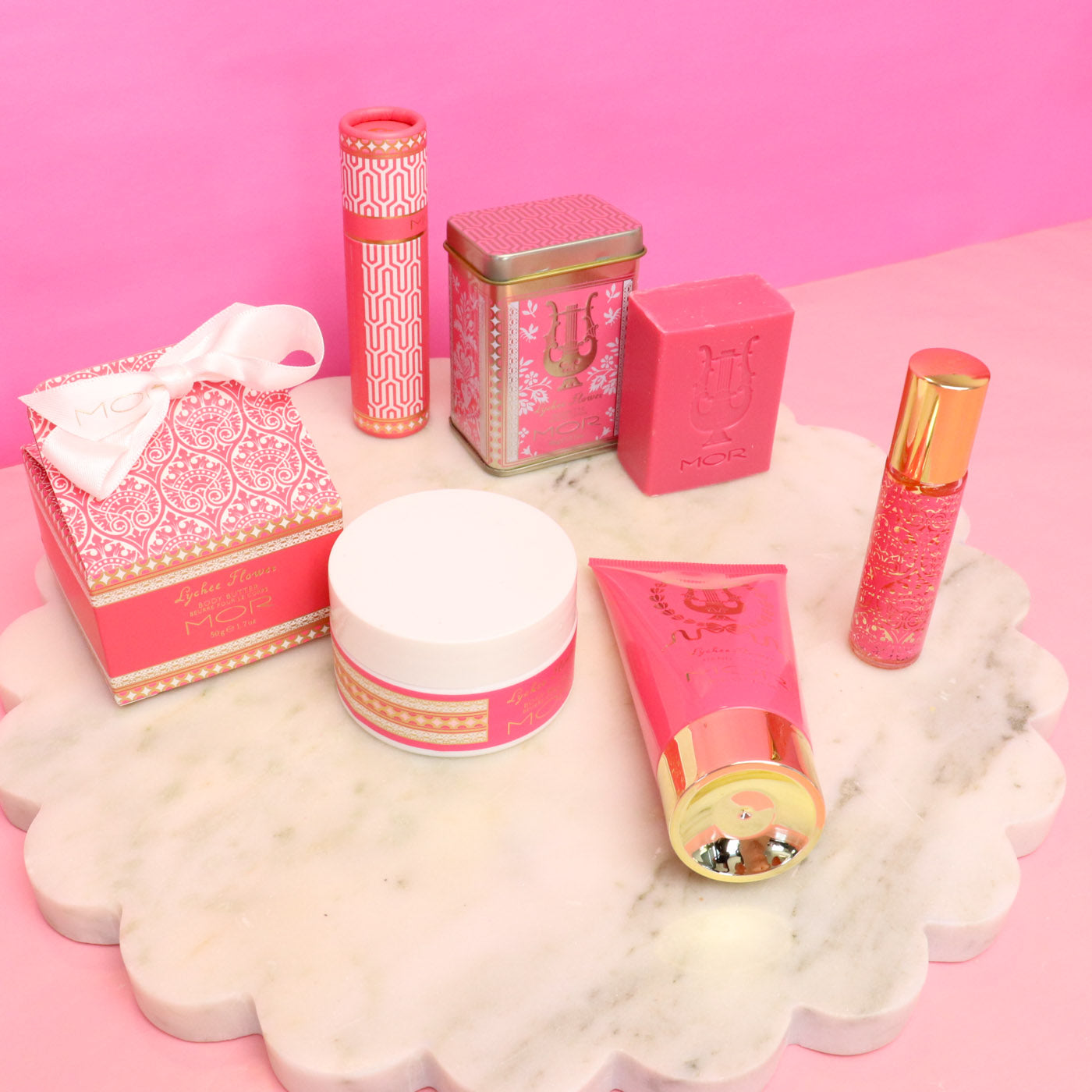 MOR Lychee Flower Minis & Bathrobe Gift