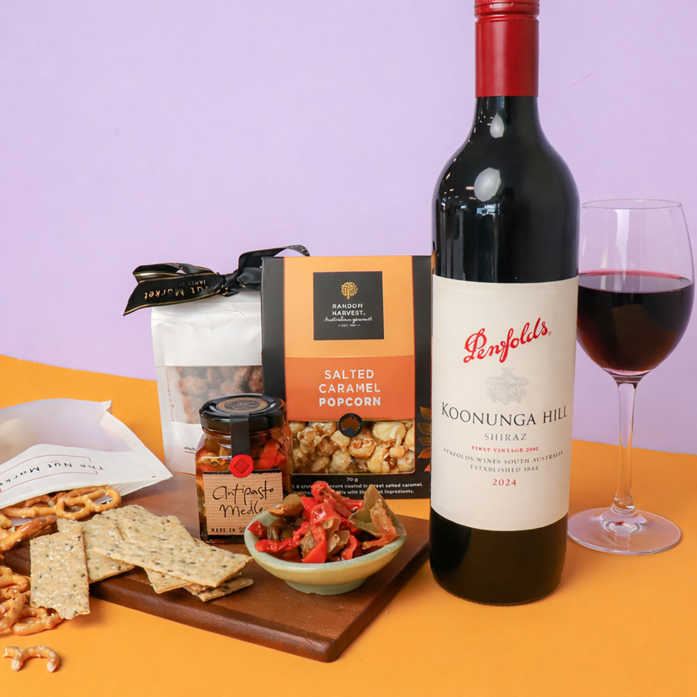 Red wine hamper by gift baskets