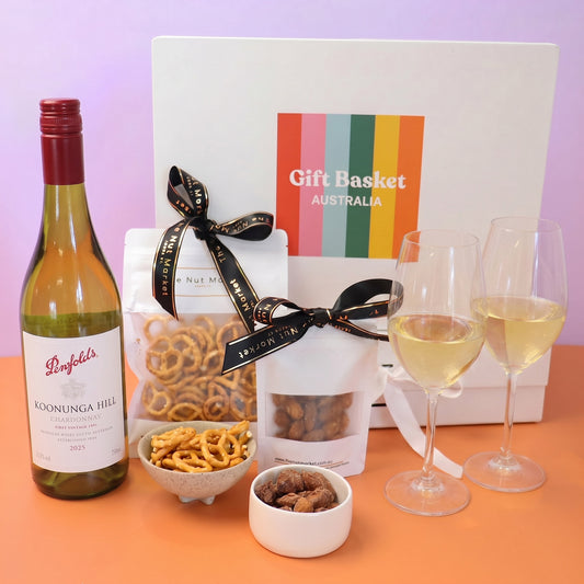 White Wine & Nibbles Hamper