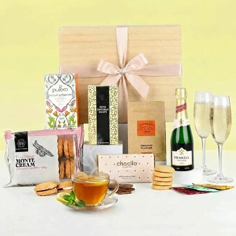 Afternoon Tea & Sparkling Wine Gift