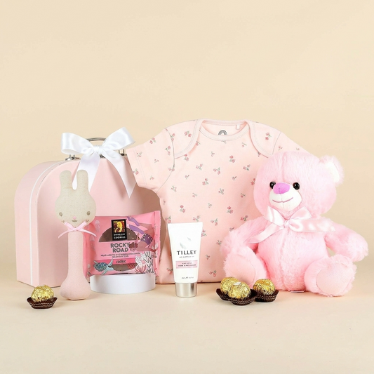New baby girl gifts delivered nationwide.