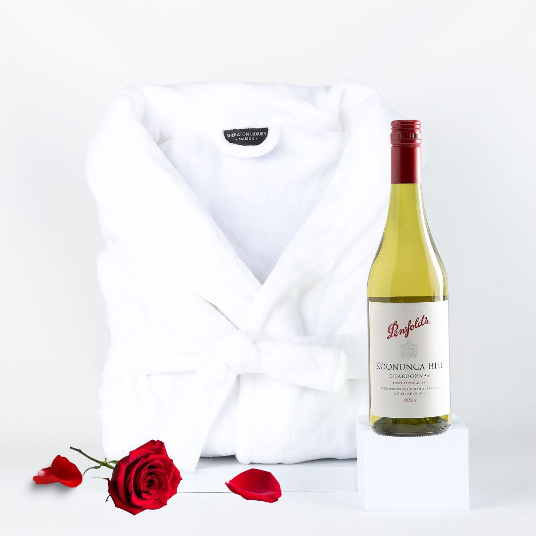 Bathrobe & Wine Gift
