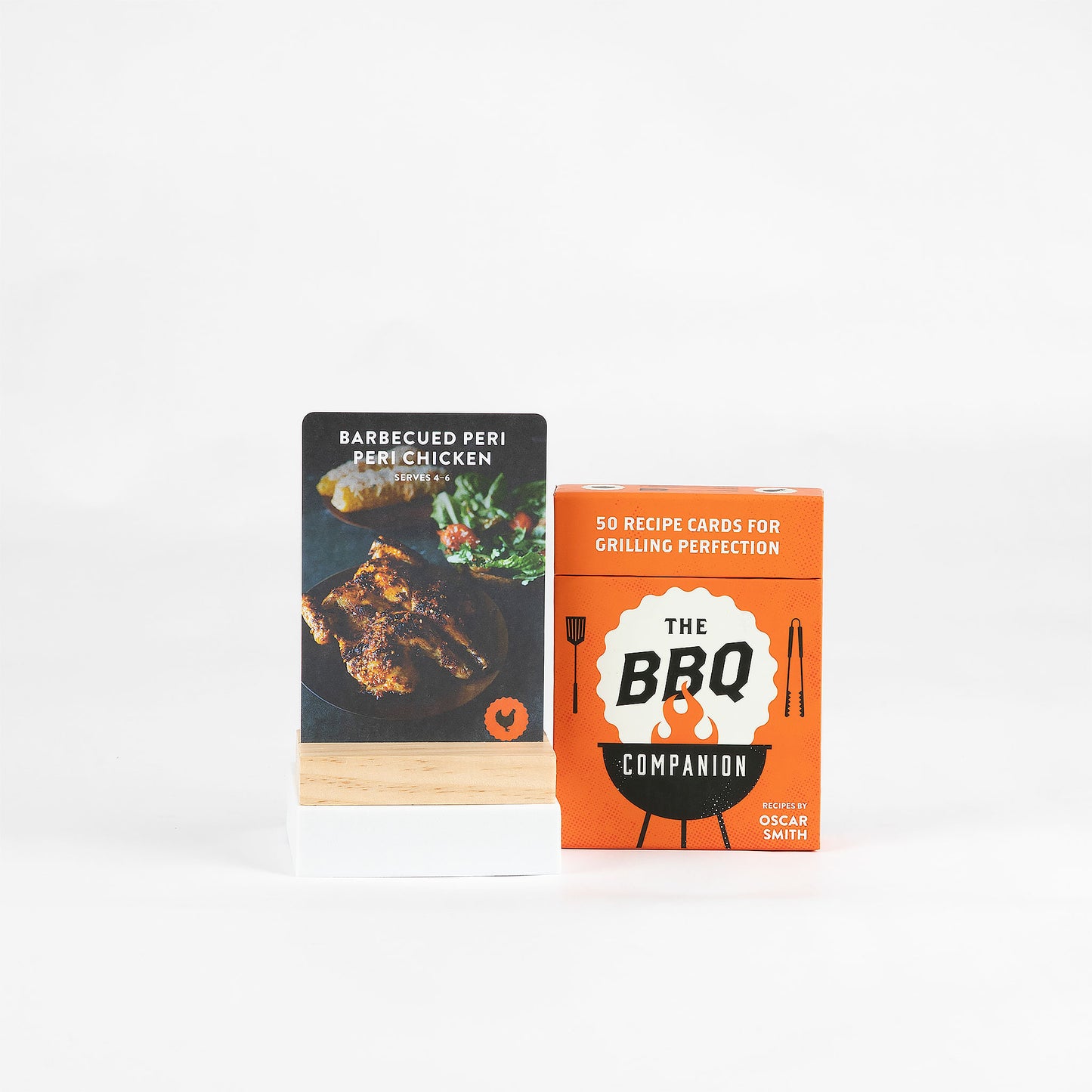 BBQ Companion recipe cards on a white background
