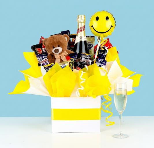 Bear & Sparkling Chocolate Bouquet
