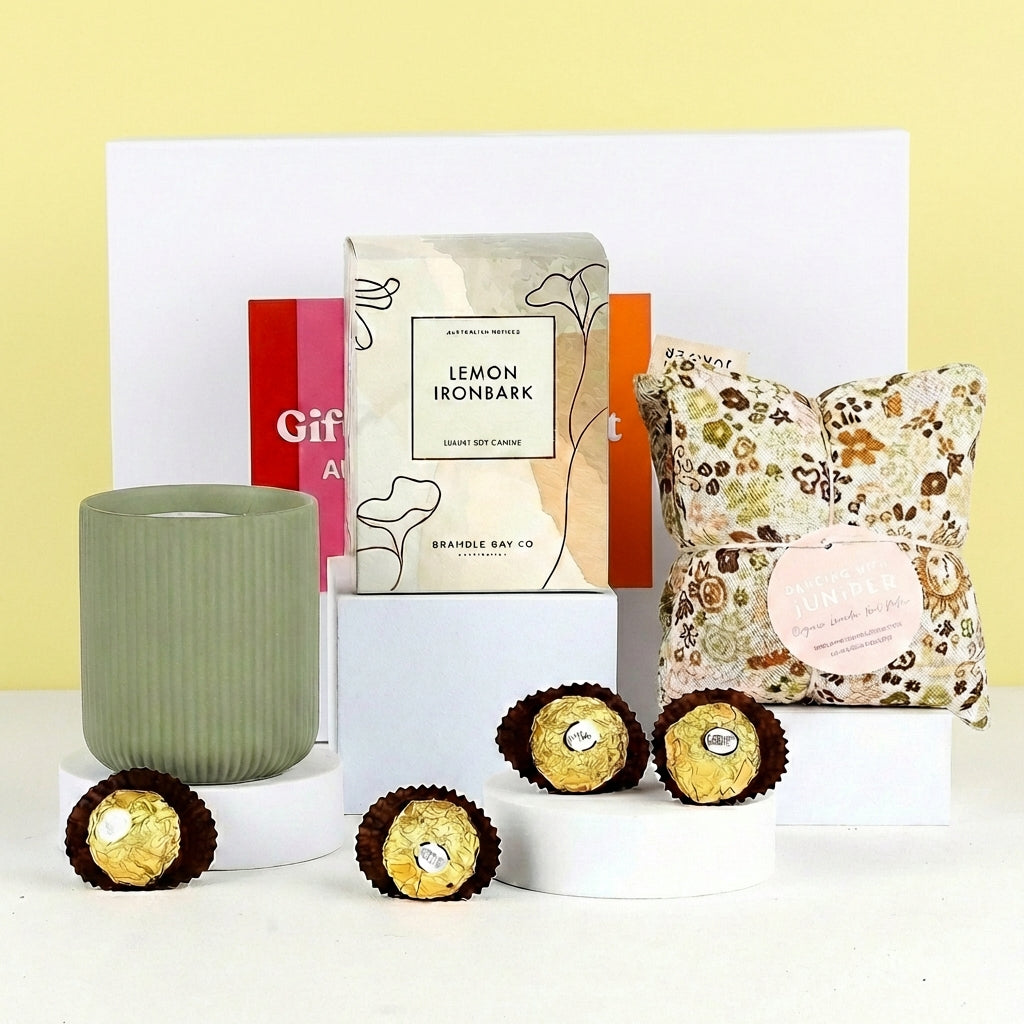 Candle with Heat Pillow Gift Pack