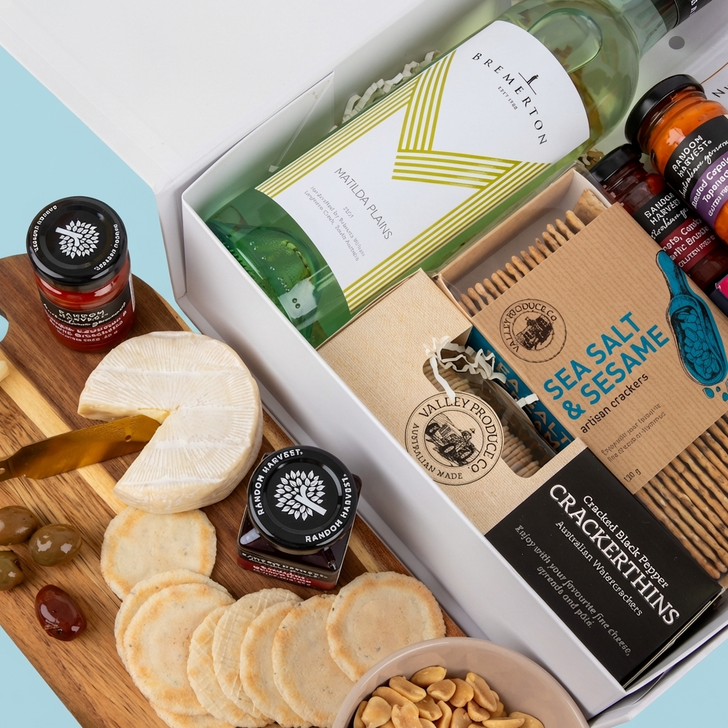 Cheese & Wine Hamper - Bremerton Plains Sauv Blanc-Verdelho