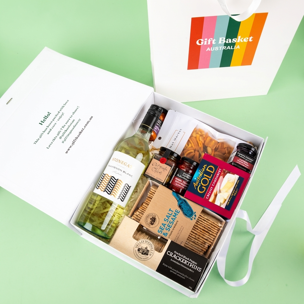 Cheese Platter & Wine Hamper - Stonegate