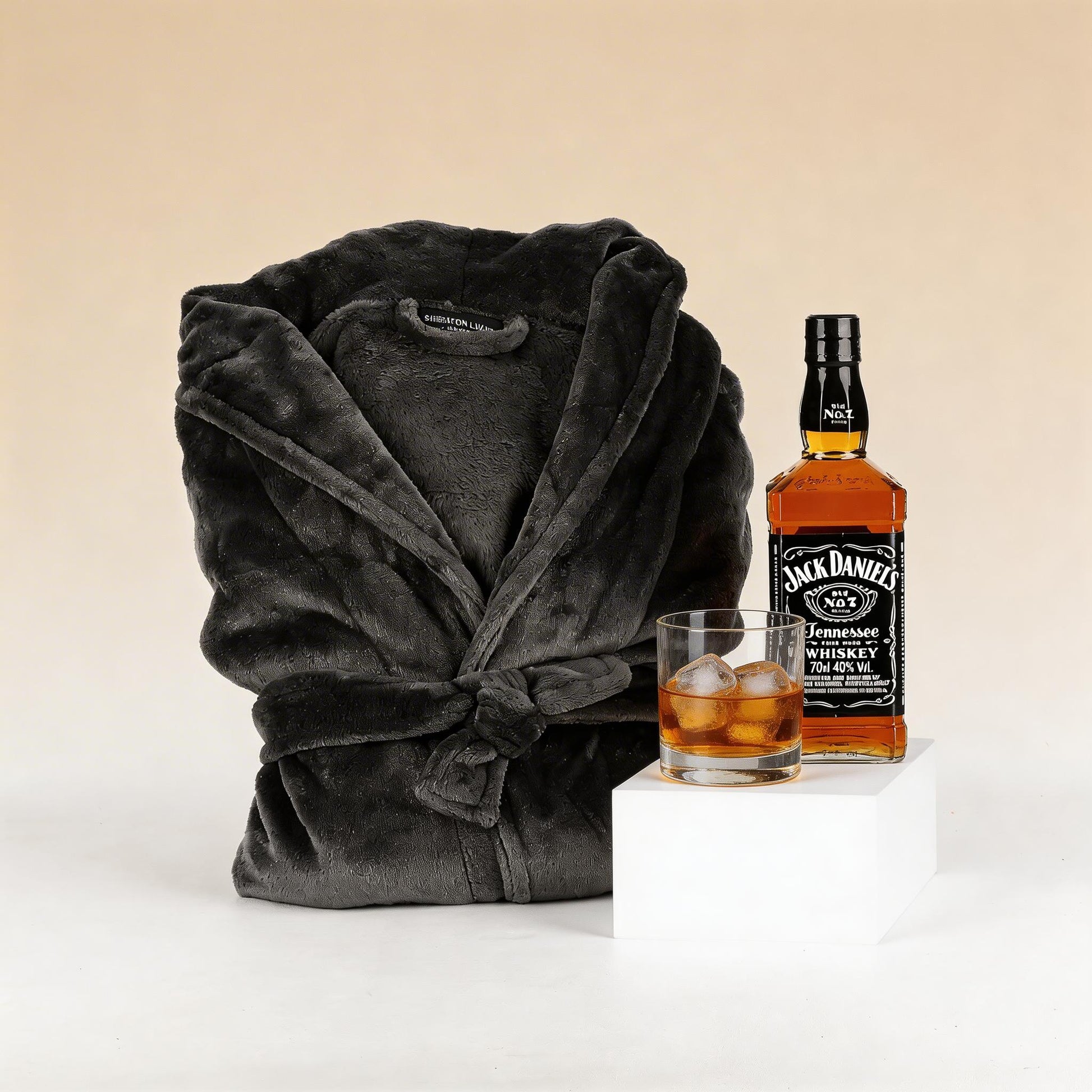 Jack Daniels Gift Hamper with Bathrobe.  nationwide delivery.