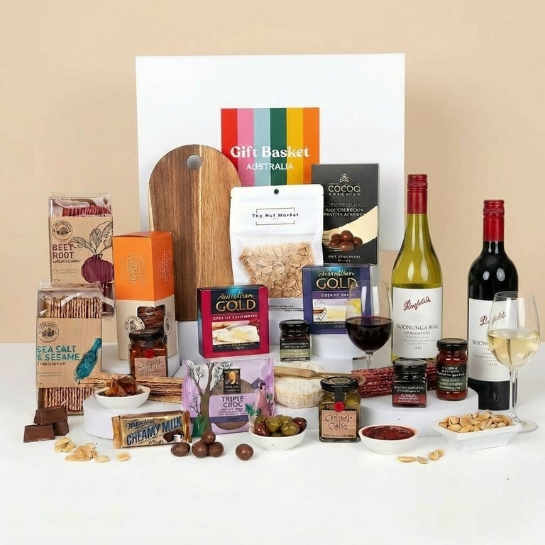 Entertainer's Delight - Cheese & Duo Wine Gift Hamper