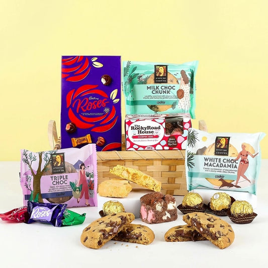 Get well gift basket & hampers. Chocolate and cookies get well gift basket delivered nationwide. Get well gift baskets delivered same day.