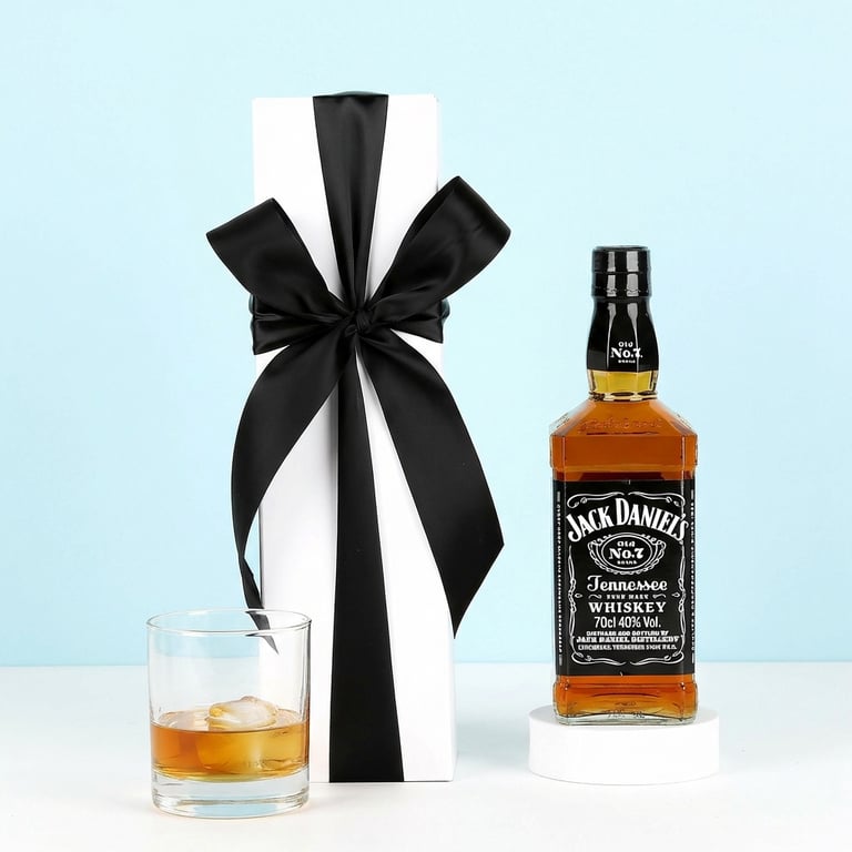 Jack Daniels Whiskey gift box. Gifts for men. father's day gift hampers delivered nationwide. whiskey gift box.