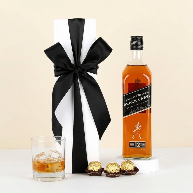 Johnnie Walker Black Label whisky bottle  gift box delivery nationwide