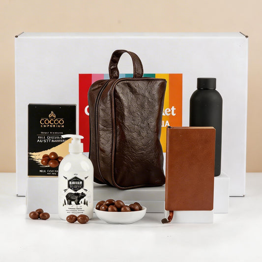 gift baskets and hampers for men. Father's Day Birthday essential gifts for Men. Nationwide delivery/