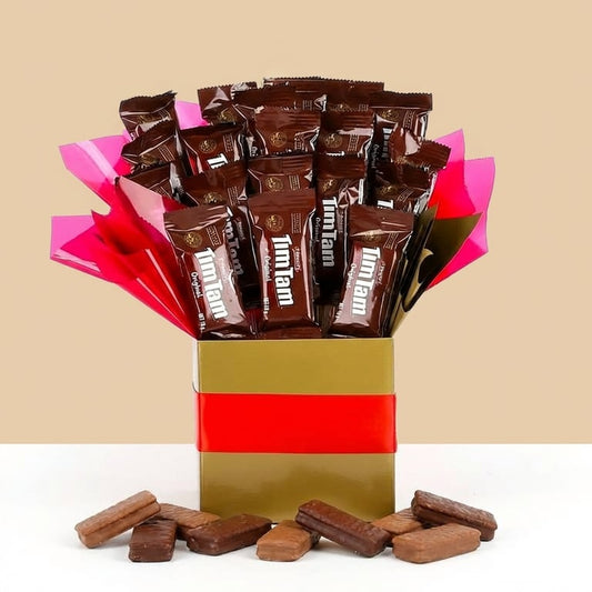 Tim Tam chocolate bouquet. Get well soon gifts. Thank you gifts. Gift delivery nationwide.