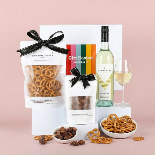 White Wine & Nibbles Hamper