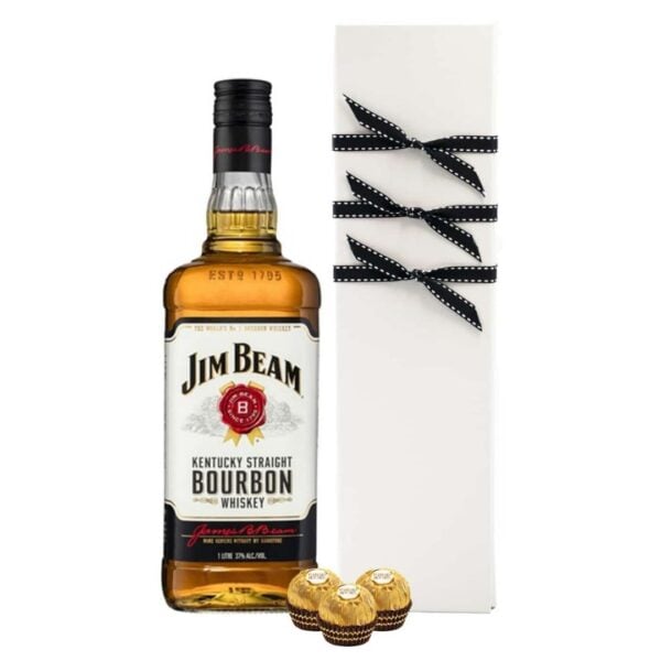 Jim Beam White Label Bourbon Gift