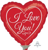 I Love you  Balloon 4"