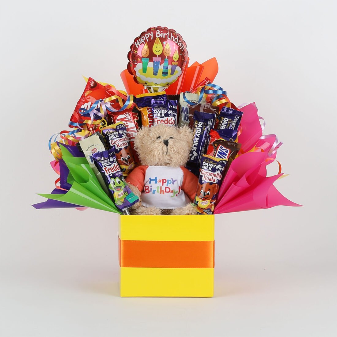 Happy Birthday Bear & Chocolate Bouquet