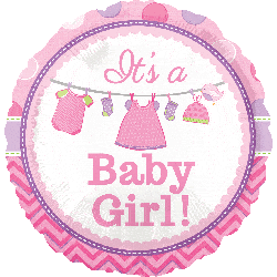 It's a Girl Balloon 4"