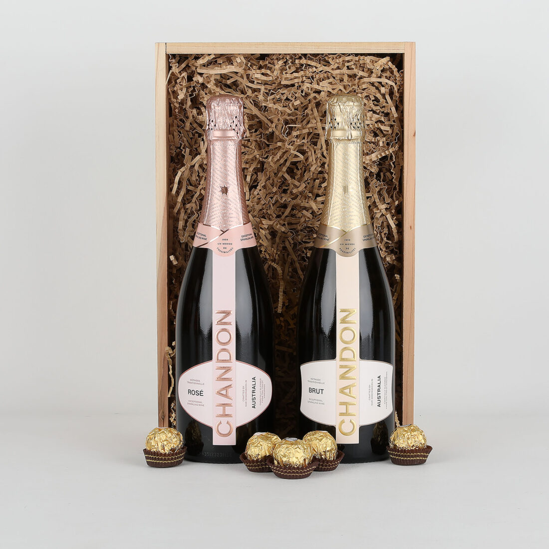 Dual Chandon Gift in Wood Case