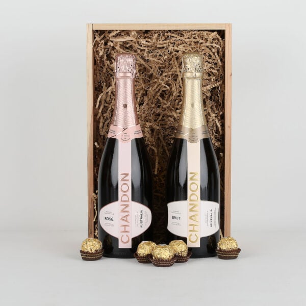 Dual Chandon Gift in Wood Case