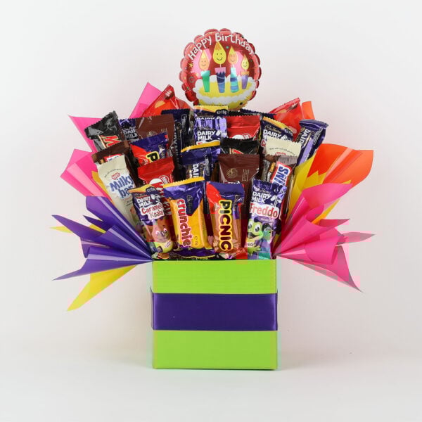 Happy Birthday Chocolate Bouquet with Balloon