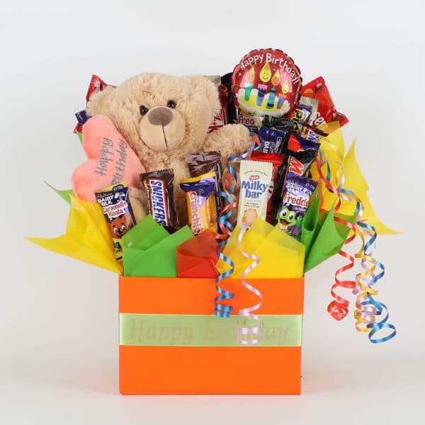 Happy Birthday Chocolate Bouquet - Orange
