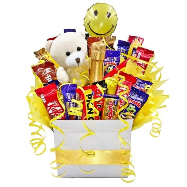 Bear & Sparkling Chocolate Bouquet