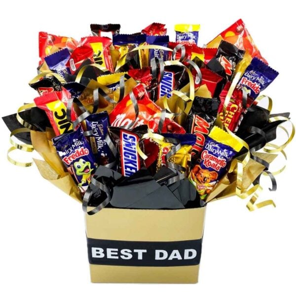 Best Dad Chocolate Bouquet Gift