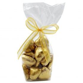 20 x Chocolate Hearts Gold