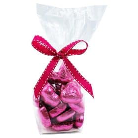 20 x Chocolate Hearts Pink