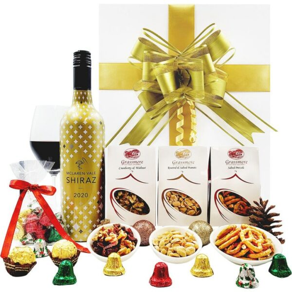 Christmas Wine and Nibbles Gift