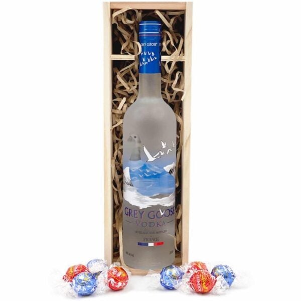 Grey Goose Vodka Gift Box with Chocolates