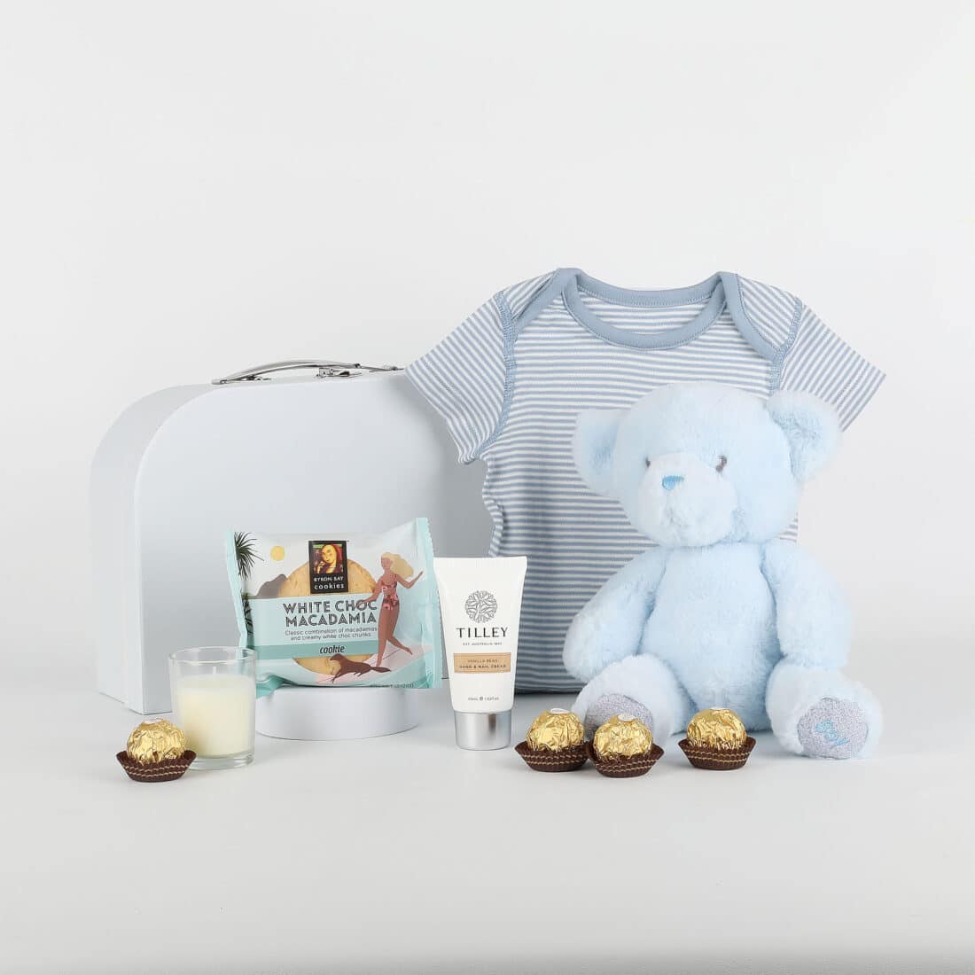 Newborn Baby Boy Gift in Suitcase