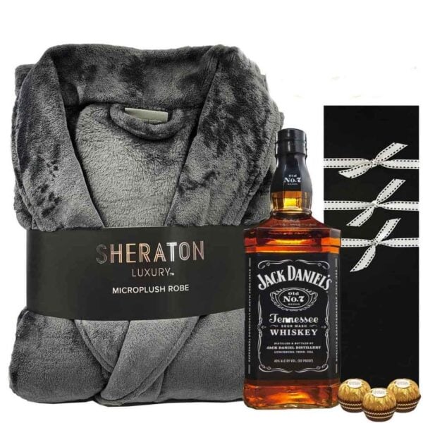 Jack Daniels & Bathrobe Gift